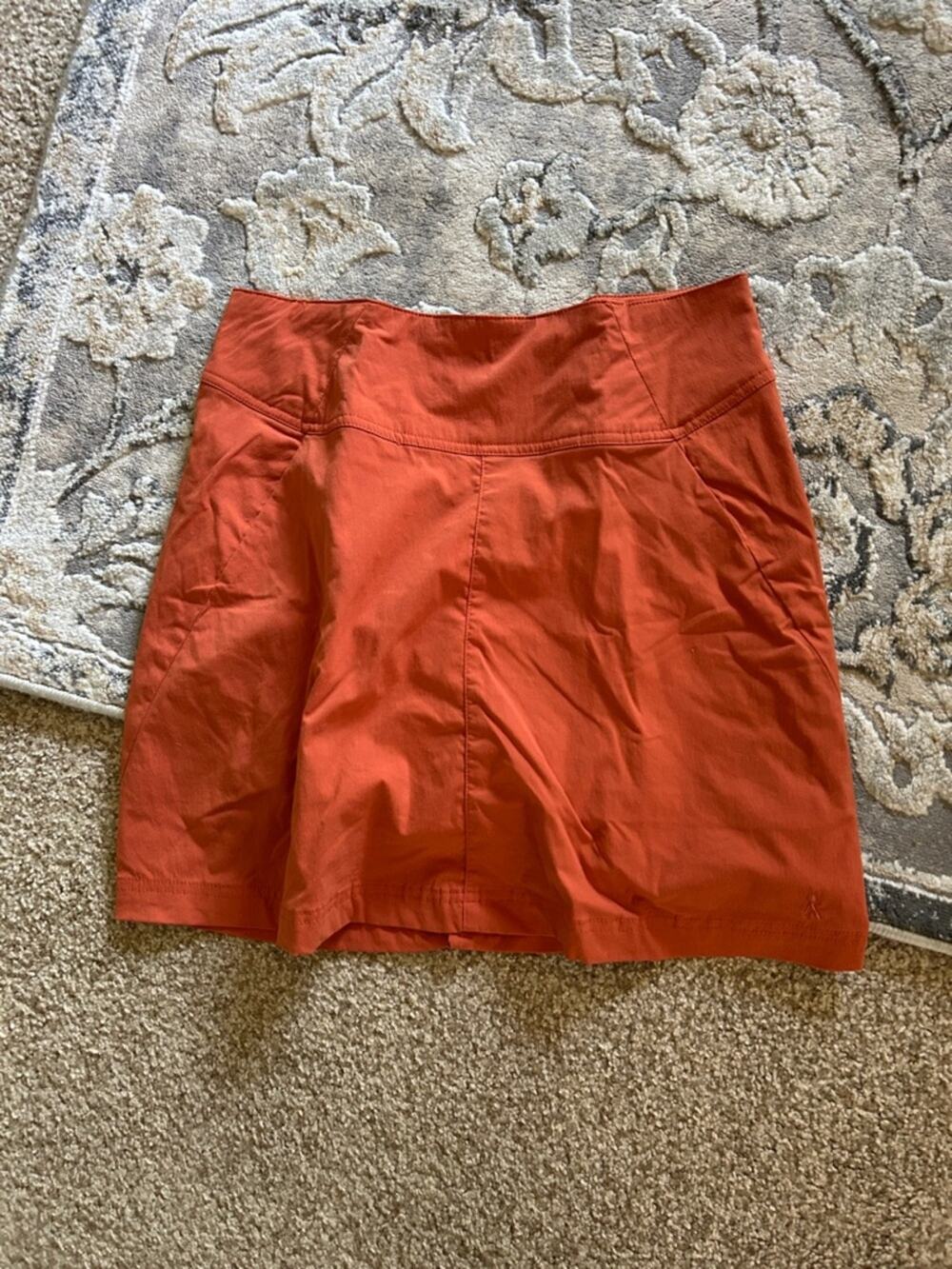 Royal Robbin’s Women's Rust Orange Skort - A-line Active Skirt
